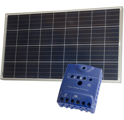 Pack Panel Fotovoltaico 120w + Regulador Solar - Enertik