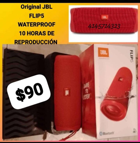 Corneta Portátil Jbl Original Resistente Al Agua Ref90