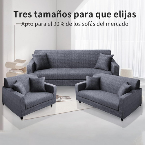 Funda Para Sofa Cama, Cubre Sofa 3 Plazas Elástica Protector