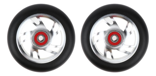 2 Unids De Ruedas Duradero Parte Reempalzable De Scooter De