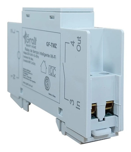 Interruptor Inteligente Wifi Riel Din Gralf 16a Temporizador