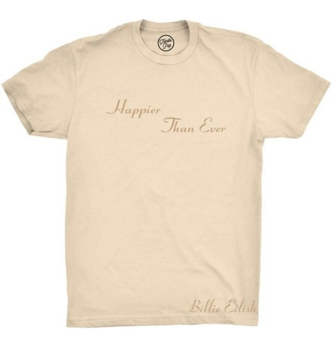 Playera Billie Eilish Happier Than Ever The Tour T-shirt