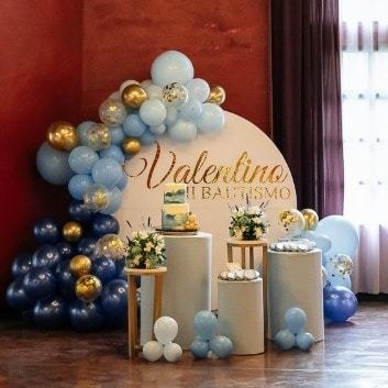 Imagen 2 de 10 de Guirnalda De Globos , Con O Sin Estructura/ Aro