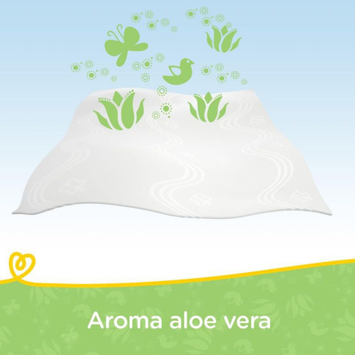 Toalhinhas Umedecidas Pampers Aloe Vera Suave Resistente 48u