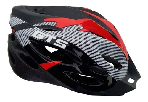 Capacete Ciclista Bike Ciclismo Adulto Tamanho Regulável Cor Vermelho Tamanho G-56 ao 62cm