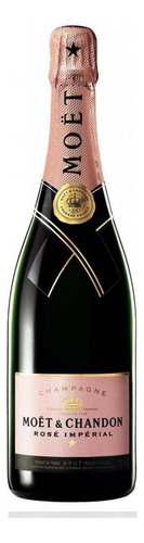 Pack De 12 Champagne Moet Chandon Brut Imperial Rose 750 Ml