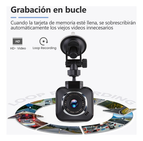 Lente Única 1080pcámara Visión Nocturna Grabación En Bucle
