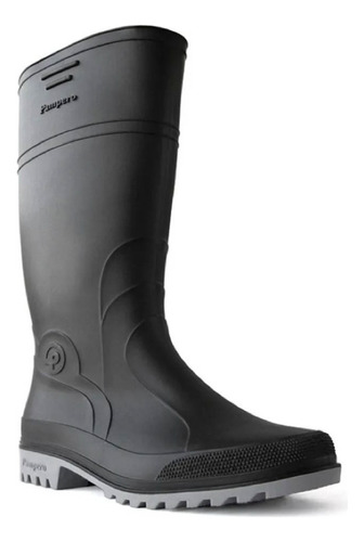 Bota Industrial Pampero Jobmaster Pvc Negra! Ultra Liviana. 