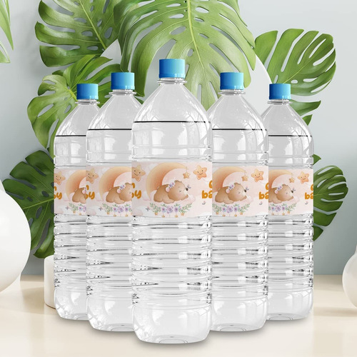 Etiquetas De Botellas De Agua Para Fiestas De Baby Shower, C
