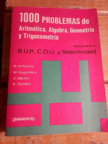 1000 Problemas De Aritmética,álgebra,geometría,trigonometria