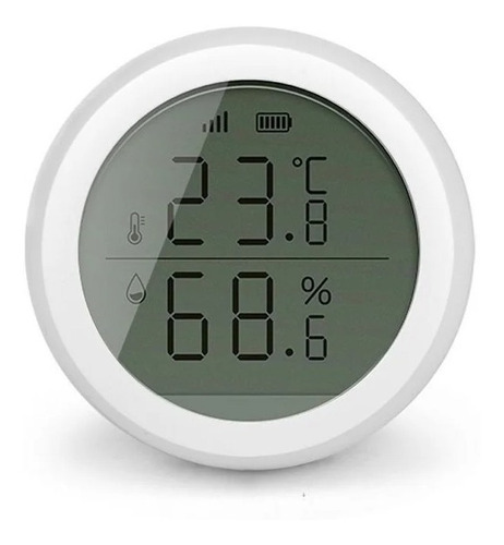 Sensor De Temperatura Y Humedad Con Pantalla, Wifi, Zigbee