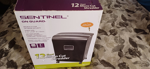 Sentinel Fm121p Destructora De Tarjetas De Crédito Y Papel