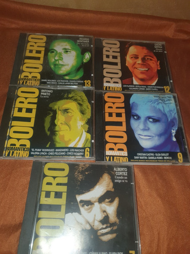 Discos Cd Boleros. Sin Uso,  Impecable Estado Precio X Los 5