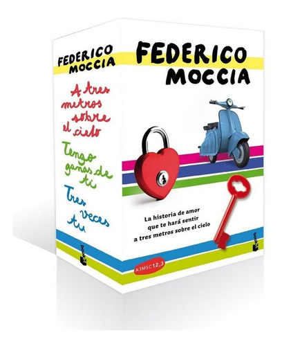 Estuche Trilogãâa A Tres Metros Sobre El Cielo, De Moccia, Federico. Editorial Booket, Tapa Blanda En Español