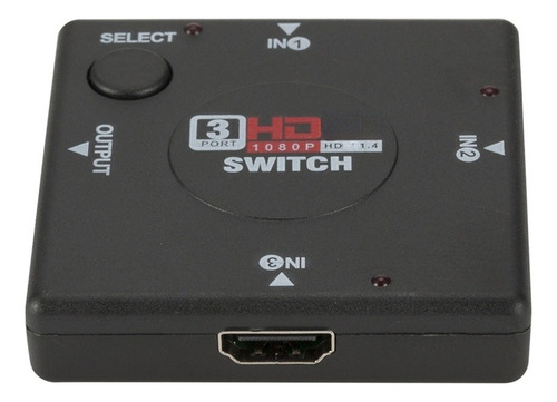 Switch Selector De Video Hd 3 Entradas 1 Salida