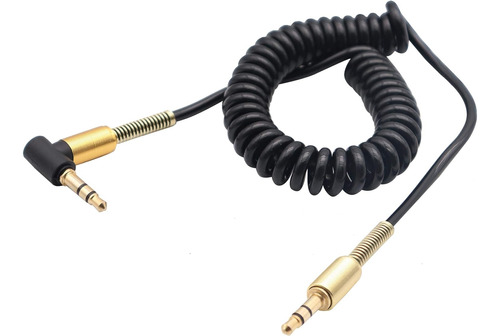 Cable De Audio Modelo Jack 3.5 Tipo Resorte 1.5 M En Ángulo