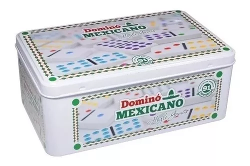 Jogo de Domino 12 mm na lata - Hoyle - Jogo de Dominó, Dama e