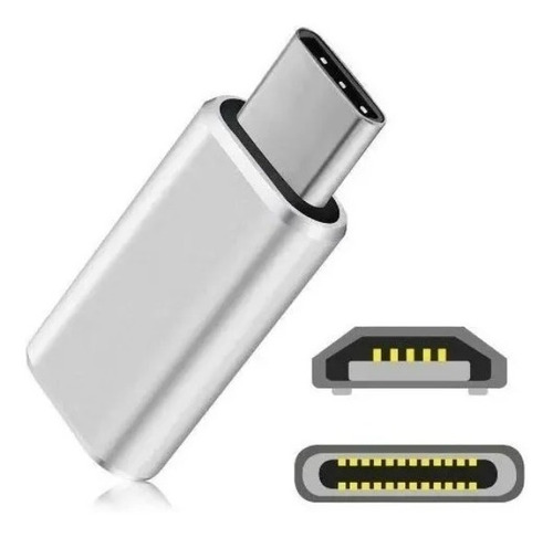 Adaptador Micro Usb Hembra A Usb-c Macho Adaptador Otg