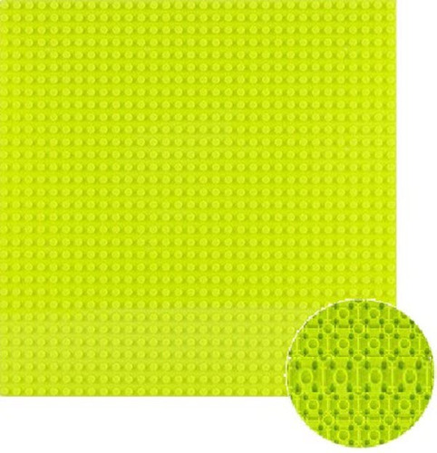 2 Placas Base Para Lego Classic 25.5x25.5 Cm - Verde Claro