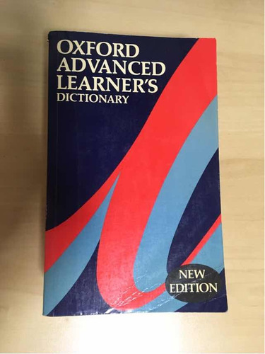 Dicionário Inglês Avançado Oxford Advanced Learners