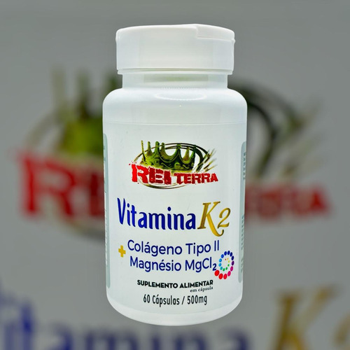 Kit 2 Vitamina K2 + Colágeno Tipo 2 + Magnesium 60 Cáps