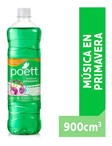 Poett Liquido Desinfectante Musica En Primavera 900ml