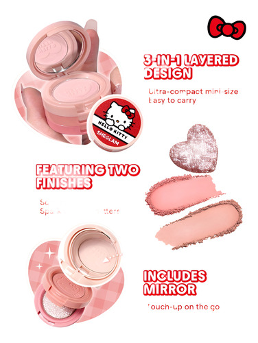 Hello Kitty Sheglam Darling Dear Shadow Stack Sweetheart