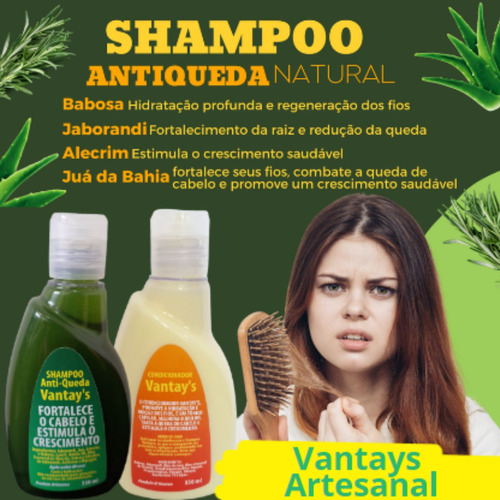 Shampoo Babosa Jaborandi Alecrim E Juá A Bahia
