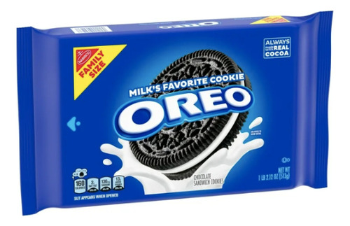 Oreo Chocolate Sandwich Cookies, Family Size, 18.12 Oz
