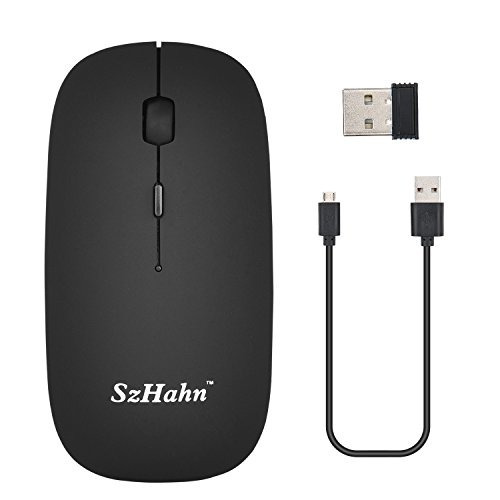 Ratón Inalámbrico, Szhahn 2.4g Slim Mute Silent Click Ratone