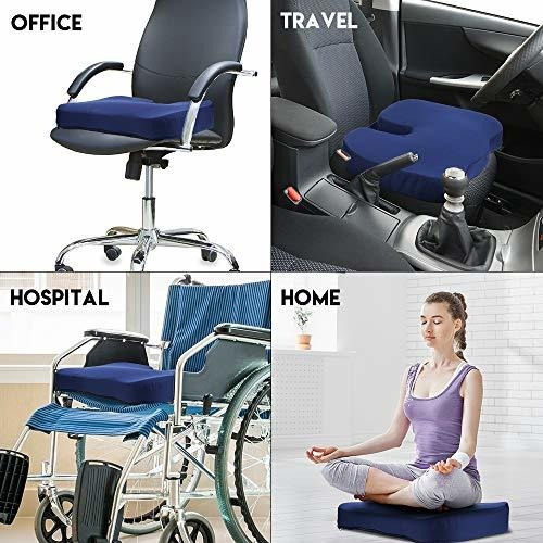 Cojín Del Asiento De Gel Por Mucho Tiempo Sentada, Gel Y E