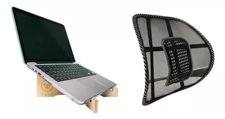 Kit Home Office - Stand Notebook + Apoyo Lumbar