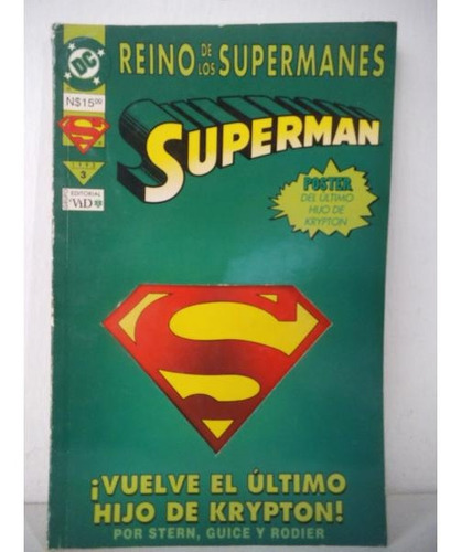 Superman Reino De Supermanes Tomo 3 Editorial Vid