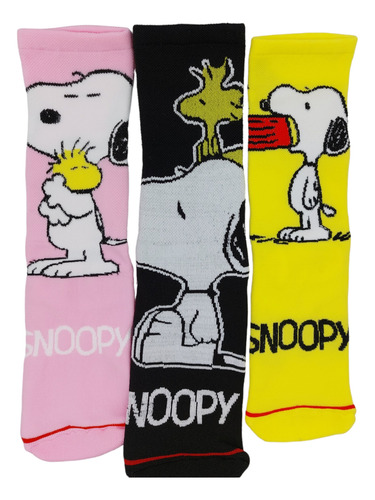 Calcetas Largas Snoopy X Woodstock X Peanuts 