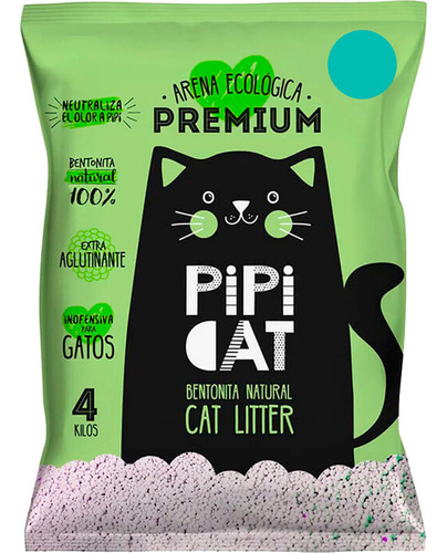 Pipicat Arena Sanitaria Menta 4 Kg  - Envíos A Todo Chile