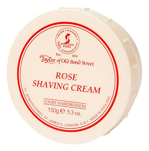 Tarro De Crema De Afeitar Old Bond Street Rose De Taylor,