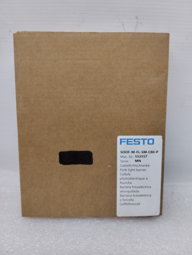 Festo Soof-m-fl-sm-c80-p Sensor Fotoeléctrico Tipo Horquilla