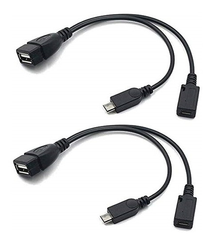 Cables Y Adaptadores  Micro Usb A Usb 2 En 1