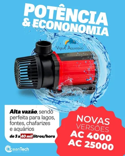 comprar Ocean Tech Bomba 4000l\u002Fh Ac-4000 110v Com Controle Vazão
