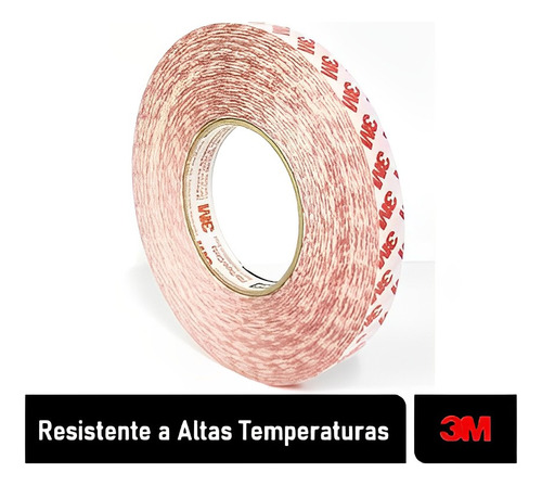 Fita Dupla Face 3m 19mmx20m Resistente A Altas Temperaturas