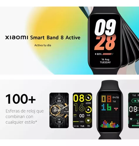 Xiaomi Smart Band 8 Active, Reloj Inteligente Smartwatch Pnk