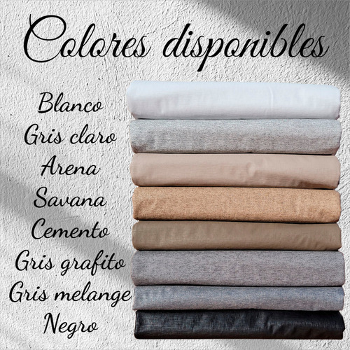 Mantel Ecocuero Redondo 1.80 Kipling Lino Chenille C/uniones Color Gris