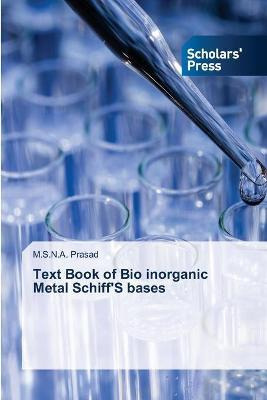 Libro Text Book Of Bio Inorganic Metal Schiff's Bases - M...