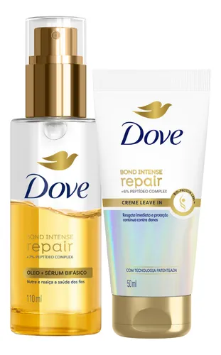 Óleo Dove Sérum Bifásico Creme Leave In Dove Intense Repair