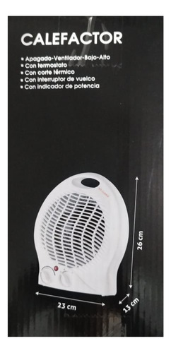 Calefactor Calentador De Termostato Blanco Mastercraft