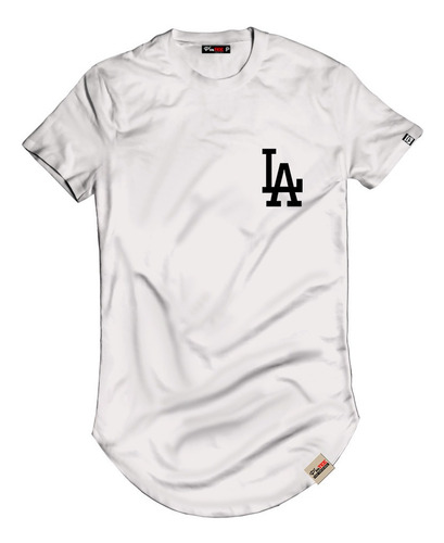 Imagem 9 de 10 de Camisa Camiseta Longline La Blusa Longa Manga Curta