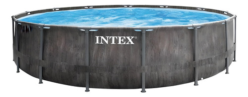 Piscina Estructural Redonda Intex 457x122cm Filtro Escalera