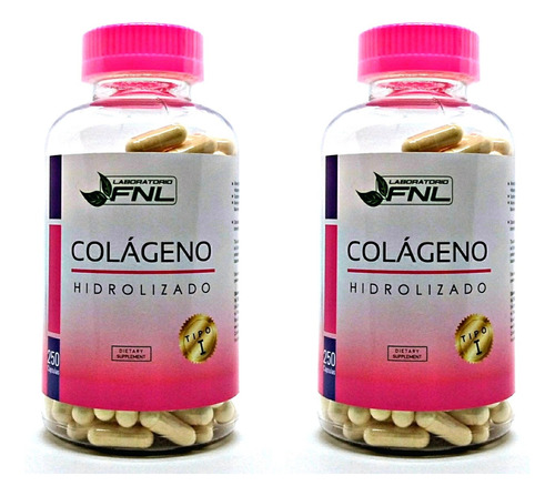 Colageno Hidrolizado Fnl  - 2 Pack 500 Capsulas
