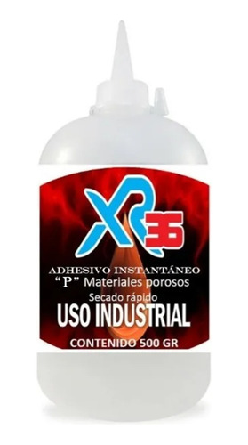 Pegamento Cianocrilato Materiales Porosos 500g Xr36 ( P )