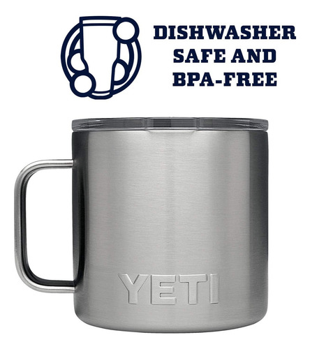 Yeti 14oz Taza Térmica Termo Acero Inoxidable Naranja